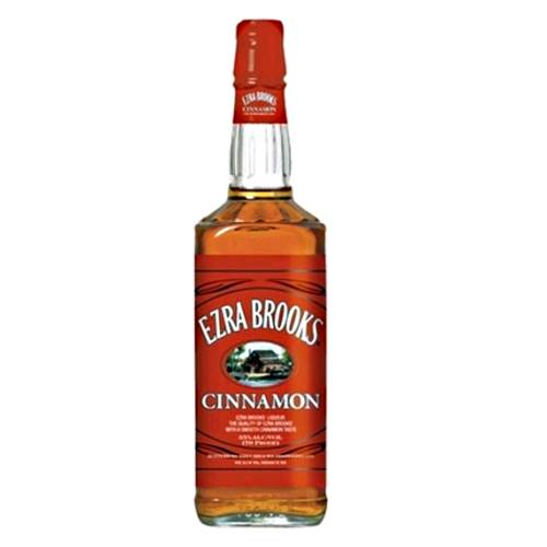 Ezra Brooks herbal and spice cinnamon liqueur.