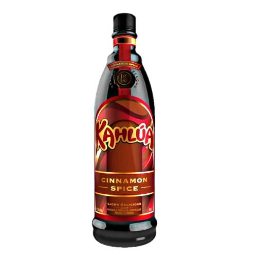 Kahlua cinnamon spice flavors that also includes vanilla mocha and hazelnut to name a few mad with a blend of coffee and sugar cane spirit thats infused with flavors of cinnamon cloves and brown sugar.
