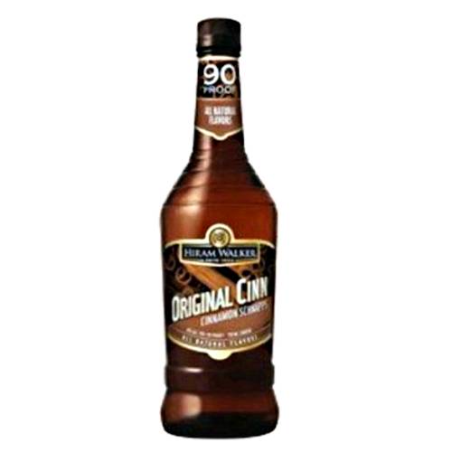 Hiram Walker cinnamon schnapps has the delicious taste of cinnamon and vanilla reminiscent of freshly baked cinnamon rolls with a light amber brown color.