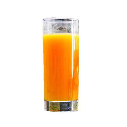 Clementine juice made from compressing clementine fruit in a vivid orange color juice.