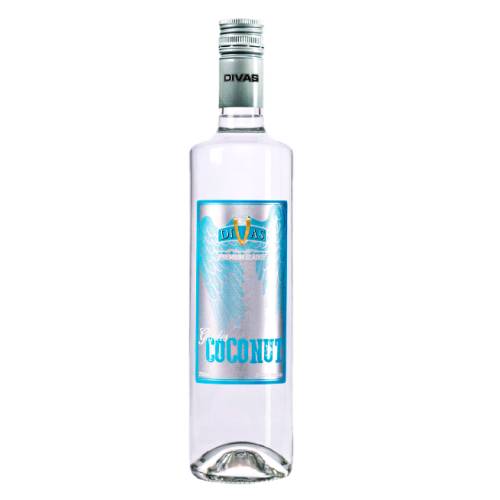 Divas Glades coconut flavoured liqueur with a clean and light look.