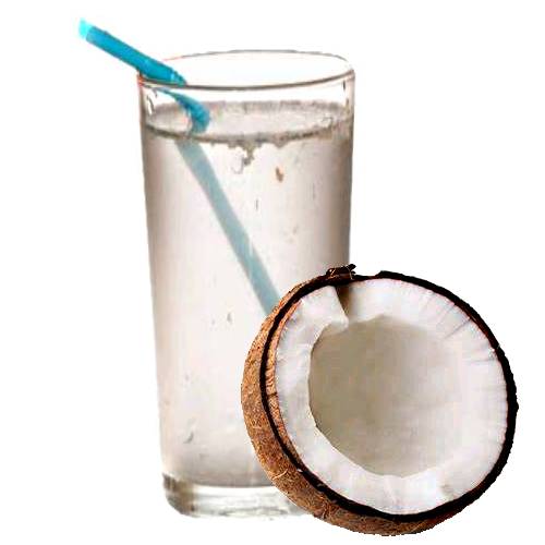 Coconut Water coconut water is the clear liquid inside coconuts. in early development it serves as a suspension for the endosperm of the coconut during the nuclear phase of development.