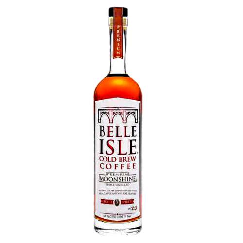Belle Isle coffee liqueur is a corn moonshine with freshly roasted certified organic and fair trade rainforest alliance honduran coffee beans from our partners at blanchards coffee roasting company.