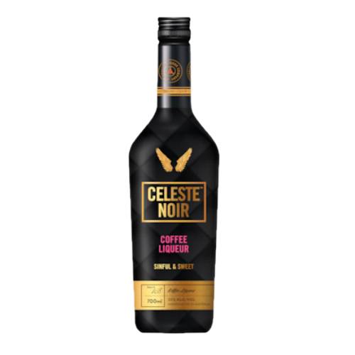 Celeste Noir coffee liqueur is whiskey base coffee beans caramel and dark chocolate almond and hazelnut taste.