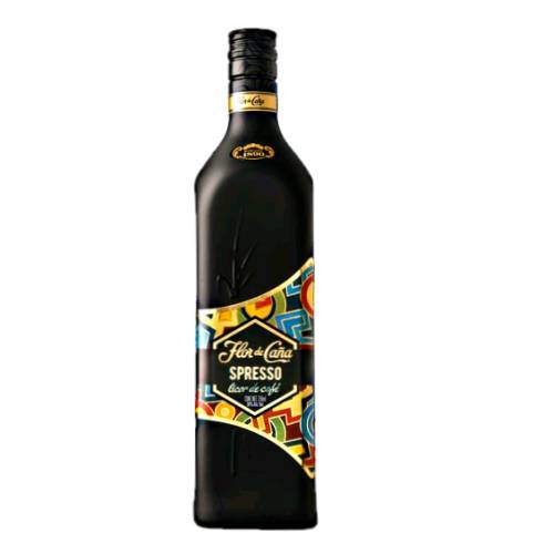 Flor de Cana Flor de Cana spresso liqueur spresso is made with seven year old rum and with a black colour and it has an aroma with notes of coffee and wood with a dry and smooth finish.