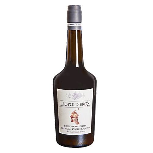 Leopold Bros coffee liqueur made with a blend of freshly roasted coffee beans and natural flavor of the beans once the coffee has been added to our spirit and raw cane sugar to balance the acidity.