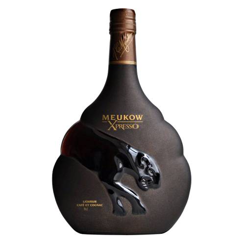 Meukow coffee xpresso liqueur made with deeply roasted coffee beans matched with the smooth and elegant cognac notes of liquorice and nutmeg.