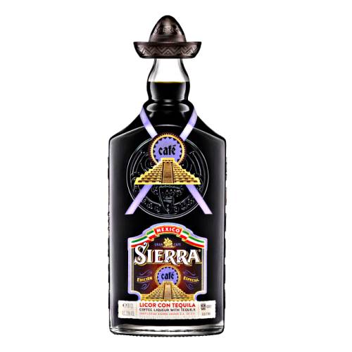 Sierra coffee tequila is a combination of sierra silver blended with 100 percent coffee flavours perfectly balancing sierra tequila fruitiness with scent of natural roasted coffee.