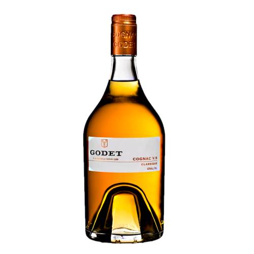 Godet VS Cognac aromas of pear and vanilla with notes of leather.
