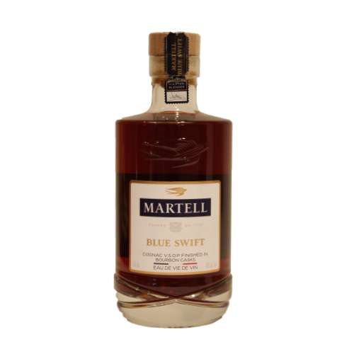 Martell Blue Swift the first ever Martell VSOP or Very Special Old Pale matured in French Oak casks and finished in Kentucky casks.