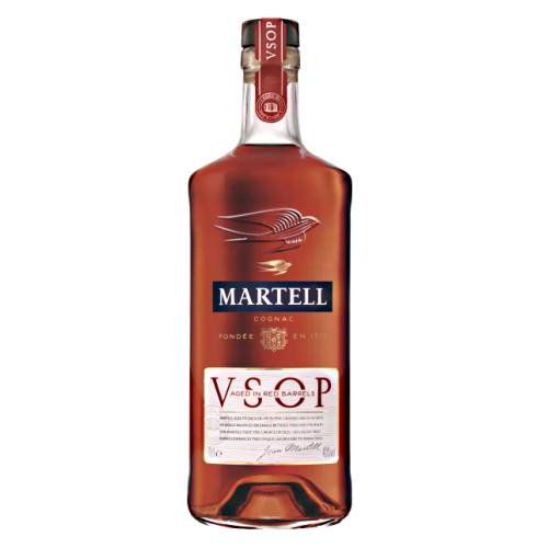 Martell red barrell very special old pale cognac is aged in red barrels is a perfect harmony of luscious fruit and refined wood overtones.