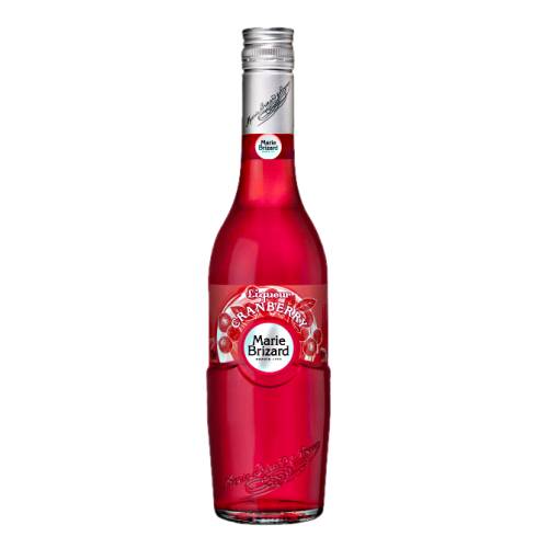 Marie Brizard cranberry liqueur is a sensation of tangy and fruity indulgence enhanced by cranberry berries freshness and fruity and tangy notes combining with freshness of cranberry berries on the nose followed by a wild berriy attack note of cranberry flesh resulting in a gourmet mix.