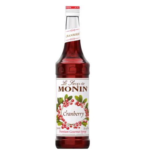 Monin Cranberry syrup.