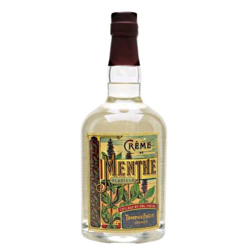 Creme De Menthe Tempus Fugit tempus fugit creme de menthe is fully distilled from botanicals including but not limited to mint and is reduced with spring water and cane sugar.