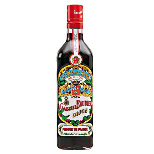 Gabriel Boudier Creme de Cassis de Dijon is the only liqueur which must be manufactured by macerating blackcurrants in alcohol without preservatives or colouring agents.