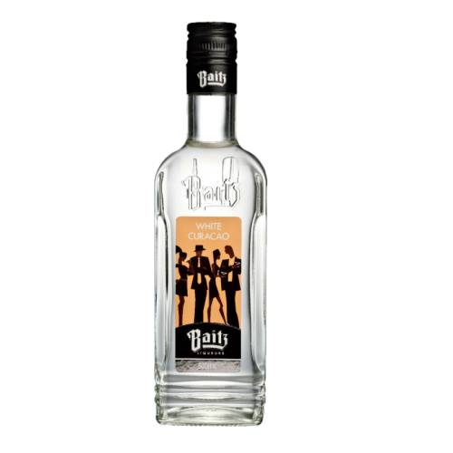 Baitz White Curacao is a finely balanced citrus liqueur with a spicy background. The flavour is full and juicy but drier than its orange counterpart. The colour is clear and the aroma is that of sour orange.