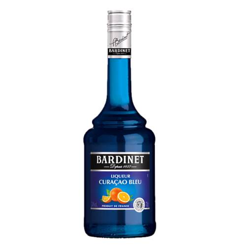 Bardinet Curacao Bleu with its bright blue color and rich orange flavour Bardinet Blue Curacao is an authentic liqueur.