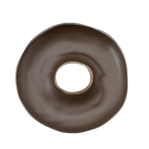 Doughnut Coffee coffee doughnut made with coffee flavour leavened fried dough coated with glossy coffee coating.