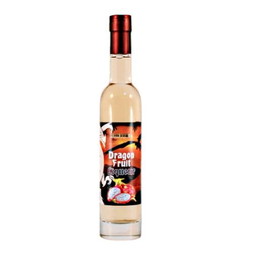 Dragon Fruit Liqueur Castle Glen castle glen dragon fruit liqueur created using the white dragon fruit also known as pitaya or pitahaya fermented and then fortified as a liqueur.