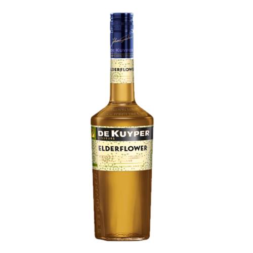 De Kuyper elderflower liqueur flavoured from elderflower blossoms.
