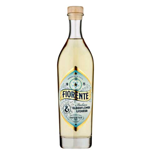 Fiorente elderflower liqueur is made of wild elderflowers and formula includes mint lemon and lime infusions to add a zesty finish and floral.
