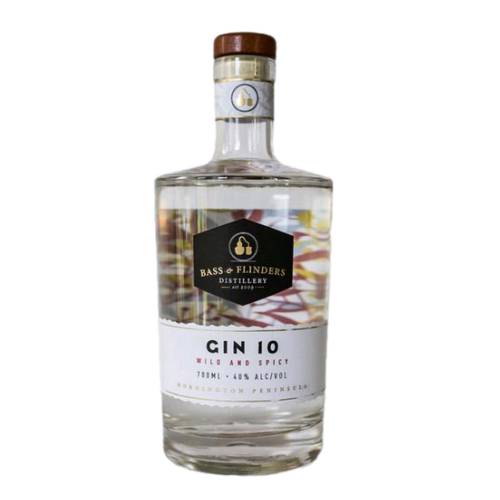 Bass And Flinders Distillery aromatic with a hint of spice Gin 10 is made from a complex blend of ten botanicals including juniper berries cardamom orange and native pepper berry.