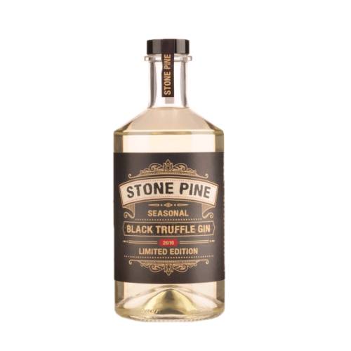Gin black truffle by stone pine distillery.