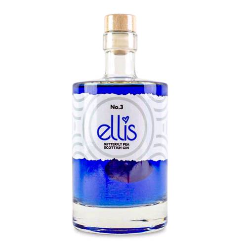 Ellis Butterfly Pea gin has botanical which is commonly used in medicinal teas to naturally colour and slightly sweeten the gin.