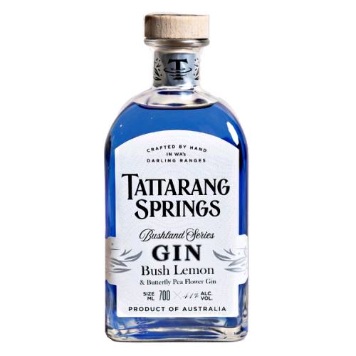 Tattarang Springs butterfly pea gin is packed full of citrus and married with butterfly pea flowers to give it a beautiful floral backbone.