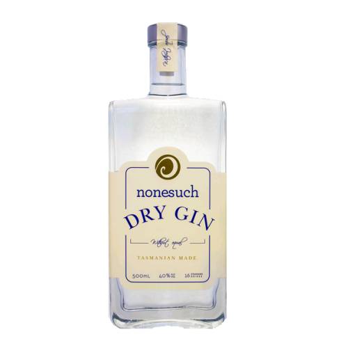Nonesuch dry gin is a meticulous blend of Citrus Liquorice Orris Root Angelica Coriander Cardamon and Wattle Seed harmonize perfectly with the predominant juniper.
