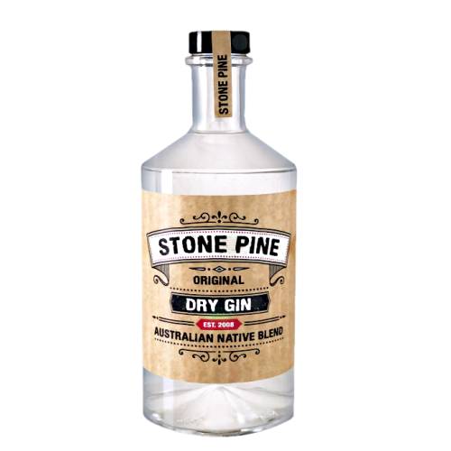 Stone Pine dry gin is citrus flavour complemented with spice and juniper and its use of the native botanicals pink finger lime and lemon myrtle.