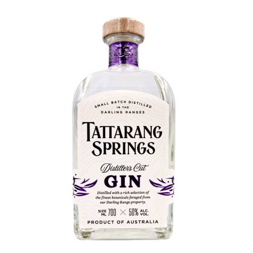 Tattarang Springs Gin is an upscaled dry style gin with hints of pepperberry and rose and tasty concoction is fantastic with blood orange or pink grapefruit.