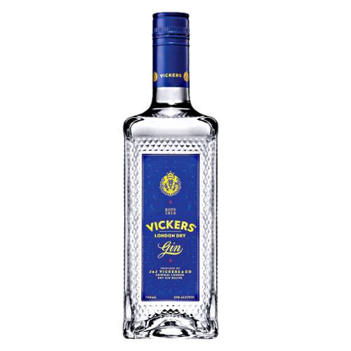 Gin Dry Vickers vickers is flavoured with the subtle but aromatic influence of juniper berries and by john and joseph vickers distillery j and j vickers and co was first registered in 1813.