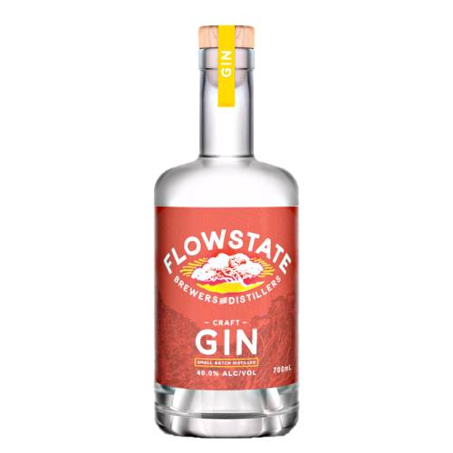 Flowstate Brewers and Distillers gin with the addition of wedged grapefruit and lemon are vapour infused for a delicate distillate balancing savoury and floral notes with a citrus freshness.