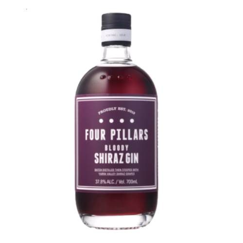 Four pillars combined rare dry gin with some of the best shiraz grapes create bloody shiraz.