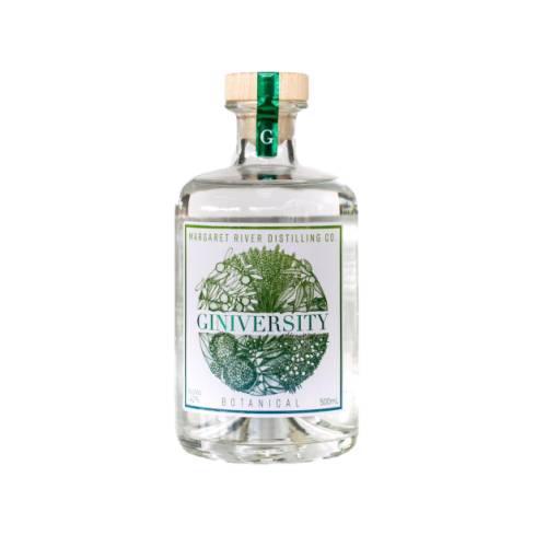 Giniversity Botanical Gin is made using handpicked botanicals that have been carefully chosen to reflect a unique native recipe. Individually distilled and infused to create a distinctive aromatic style. Pronounced botanicals include Juniper Sandalwood Boronia Lemon Myrtle and Eucalypt.