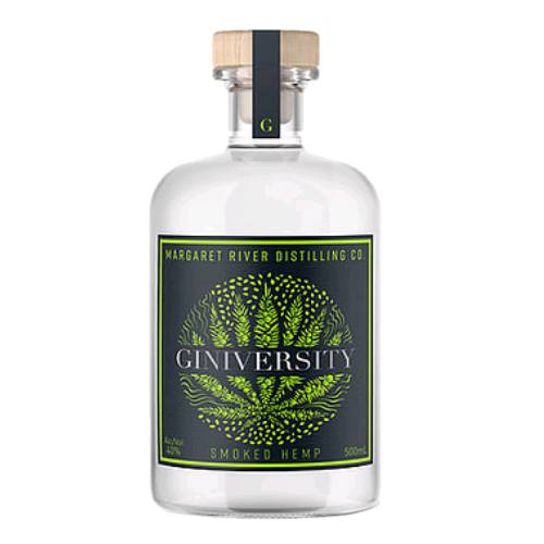 Hemp gin Giniversity this handcrafted and delicately smoked gin is made using locally grown organic hemp hearts. The smoking process adds a level of complexity and when blended with carefully selected botanicals creates a truly contemporary style of Gin.