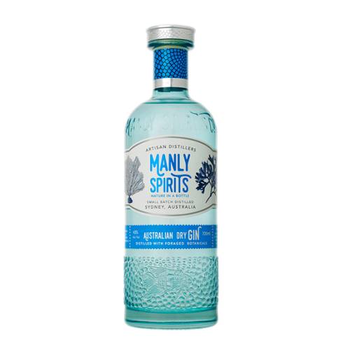 Manly Spirits distillery gin fruity pepper with juniper and delicate citrus.
