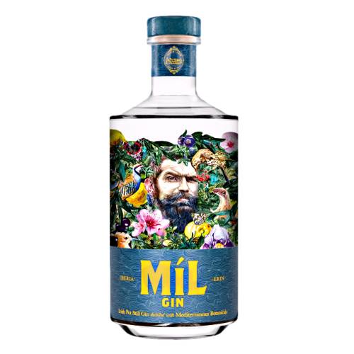 Gin Mil mil gin is a summer fresh citrus and herbal nose and palate is well rounded and smooth yet crisp piney juniper and herbs are very present.