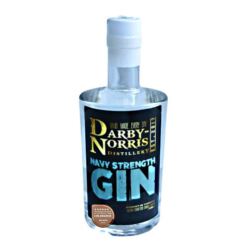 Darby Norris navy strength gin is a rich gin with big and bold flavours of Juniper and Lemongrass along with a host of carefully selected botanicals.