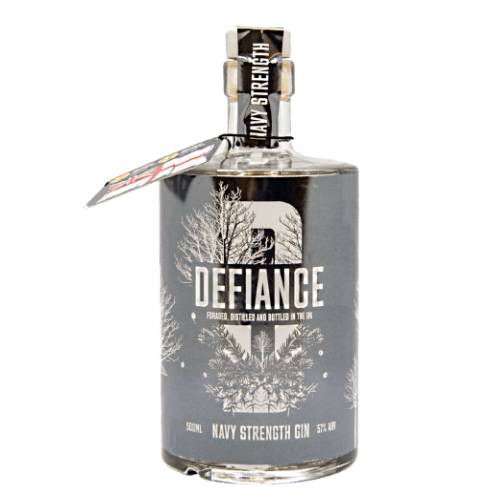 Defiance Distillery navy strength gin.