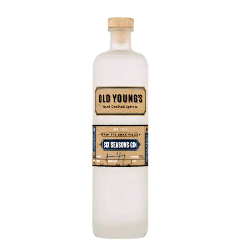 Gin Navy Strength Old Youngs old youngs navy strength gin with herbal and earthy gin pays tribute to the six seasons of the noongar people indigenous to the swan valley and a savoury high abv gin for special occasions that makes a unique and complex martini.