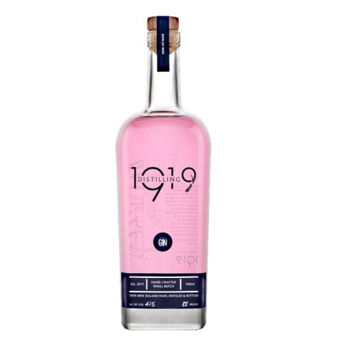 1919 Distilling pink gin is a dry summer gin with a subtle yet elegant berry finish that maintains those bold gin flavours.