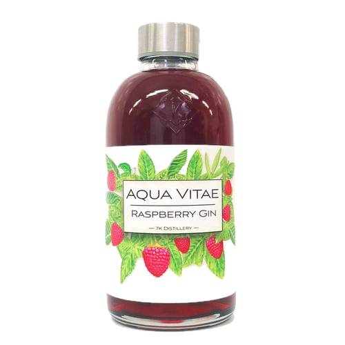 Aqua Vitae Raspberry Gin is a sweet yet refreshing mixture created with raspberries. These ingredients combine to create a harmonious taste that is rich on the palate bringing a sweet and sensuous experience with each sip. With its rich red colour and sweet raspberry.
