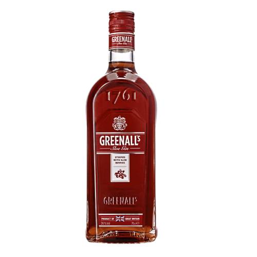 Greenalls Sloe Gin with eight botanicals which create the juniper led citrus blend of Greenalls The Original recipe Greenalls Sloe Gin embodies the naturally rich flavor of sloe berries to produce a perfectly warming taste.
