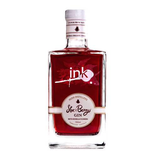 Ink Sloe And Berry Gin is distilled with juniper berry coriander angelica and liquorice root and sloe berry mingles with Davidson plum both fruits giving the gin a tart flavour base.