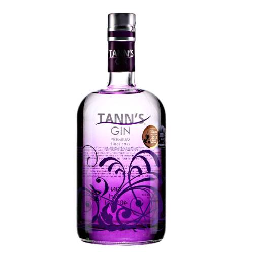 Tanns Gin Thick with botanicals with cardamom and coriander.