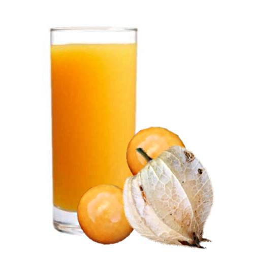 Goldenberry juice is made by using ripe golden berry and pulped then pressed into a juice.