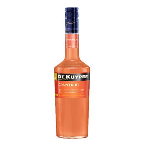 Grapefruit Liqueur DeKuyper de kuyper grapefruit flavoured liqueur is clear in colour. it has an aroma of ripe skin. it has a well rounded fruity flavour and refreshing after taste.