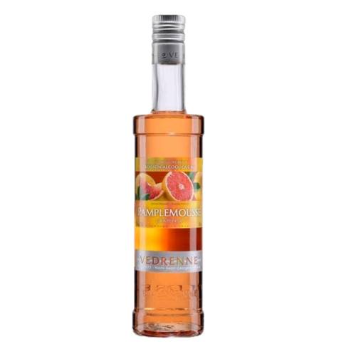 Vedrenne Grapefruit Liqueur or Creme de Pamplemousse is pinkish pale with flashy highlights with aroma of very fruity pink grapefruit powerful with hints of citrus and very fruity tangy with a touch of sour orange and a beautiful smooth finish.